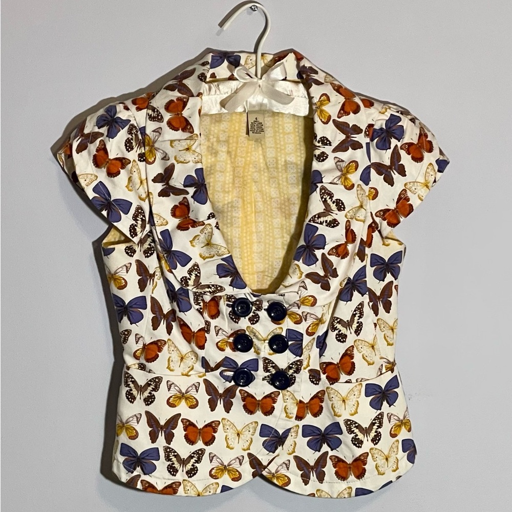 Anthropology Elevenses Butterfly Jacket